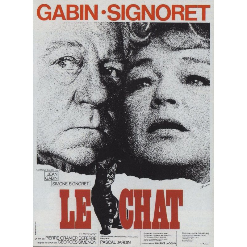 Affiche Le Chat (de Pierre Granier-Deferre)