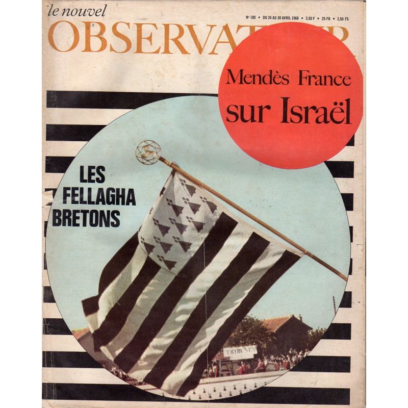 Le Nouvel Observateur n° 180 - 24 avril 1968 - Les fellagha bretons