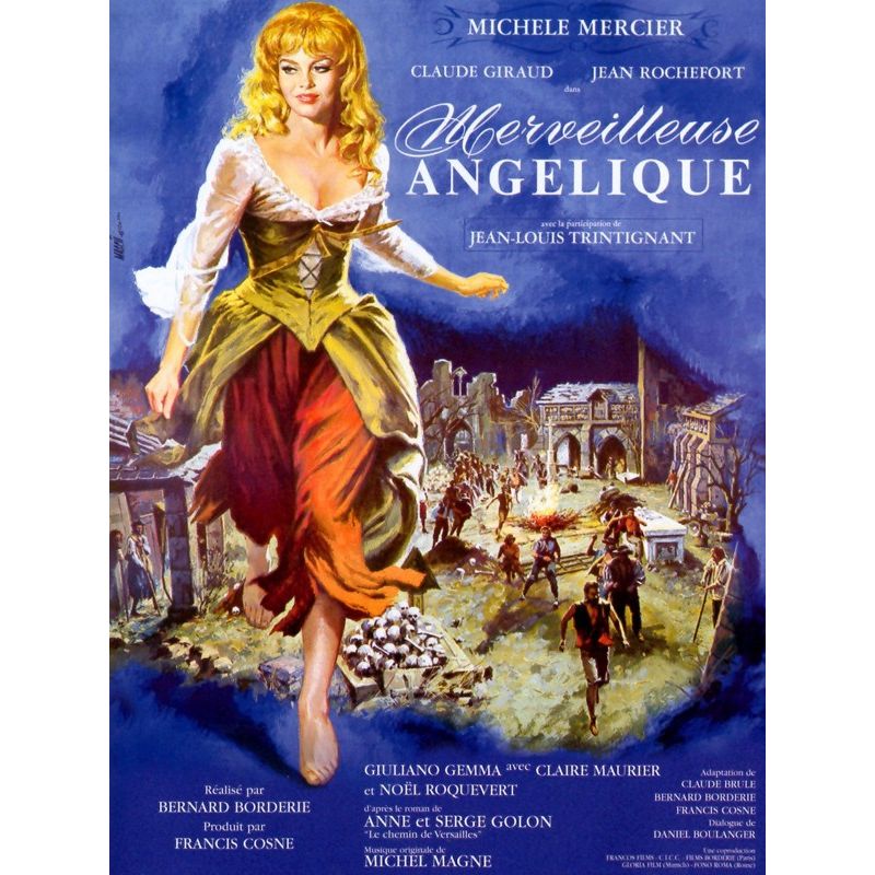 Affiche Merveilleuse Angélique (avec Michèle Mercier & Jean Rochefort)