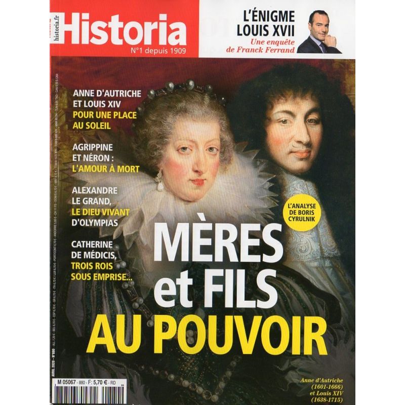 Historia n° 880 - Mères et fils au pouvoir