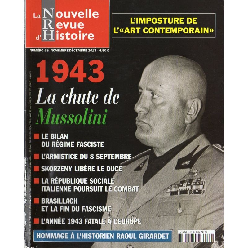 NRH n° 69 - 1943, la chute de Mussolini