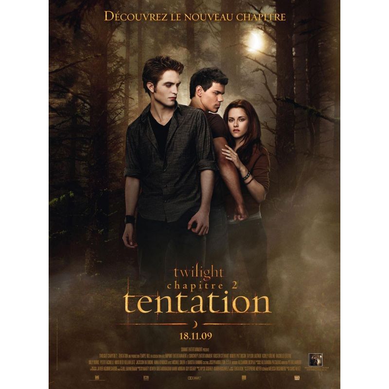 affiche film  Twilight - Chapitre 2 : Tentation (de Chris Weitz)