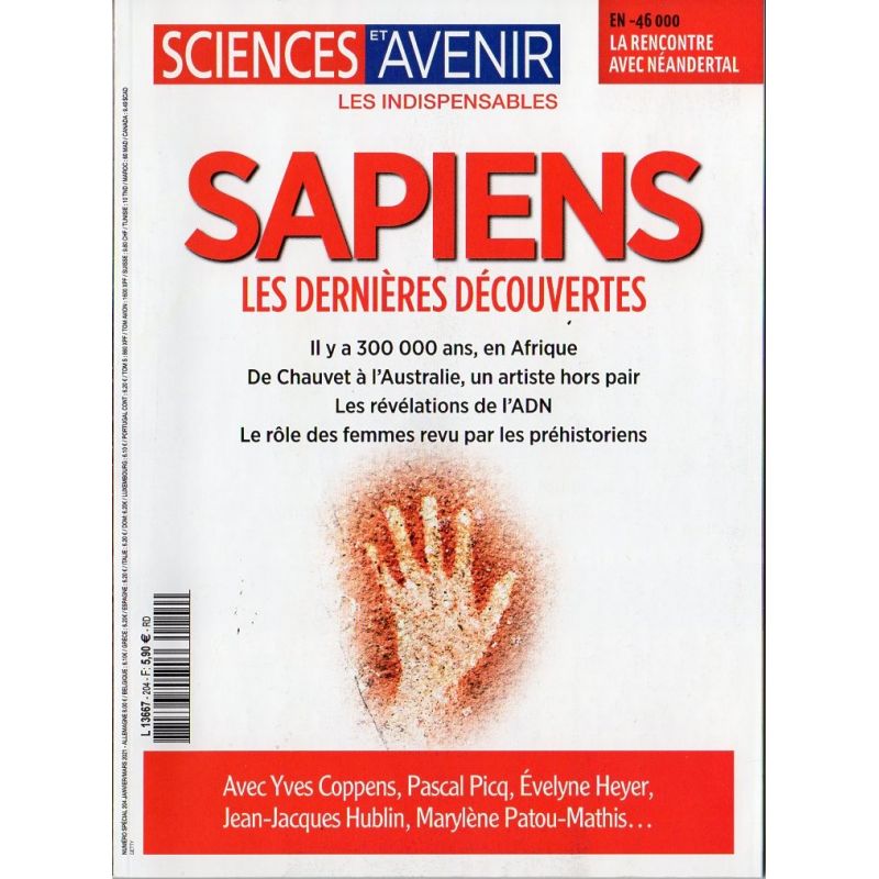 Sciences et Avenir (hors série) n° 204 - SAPIENS, les dernières découvertes