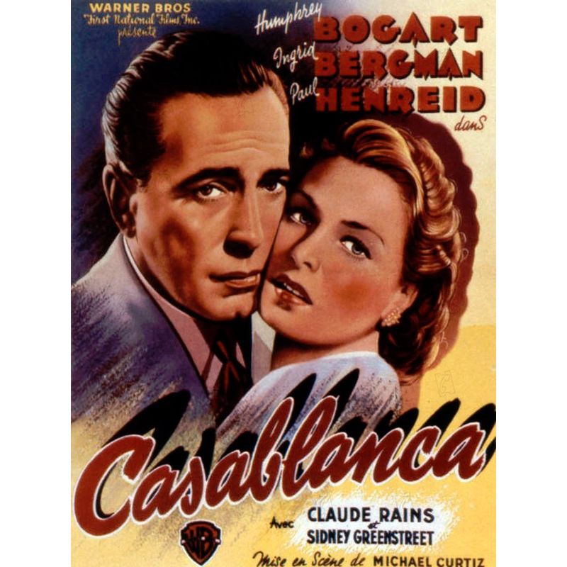 Affiche Casablanca (de Michael Curtiz)