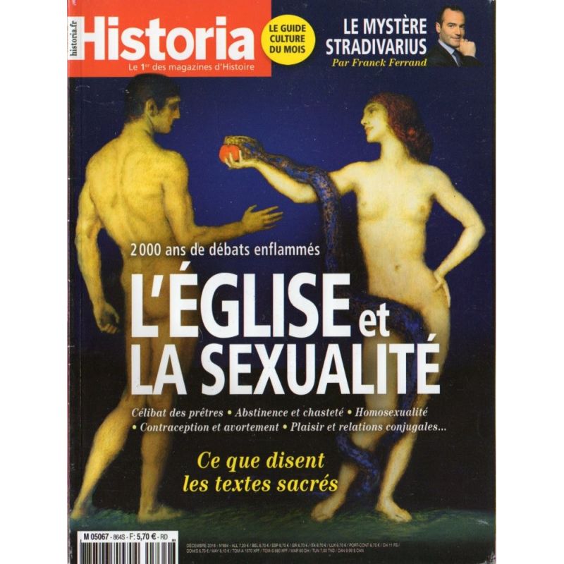Historia n° 864 - L’Église et la sexualité. 2 000 ans de débats enflammés