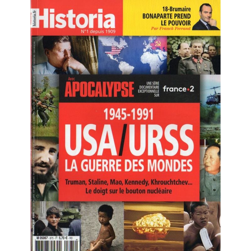 Historia n° 875 - 1945-1991. USA-URSS. La guerre des mondes