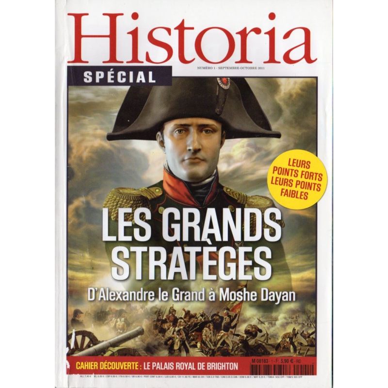 Historia Spécial n° 1 - Les grands stratèges d'Alexandre le Grand à Moshe Dayan