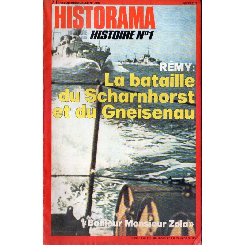 Historama n° 326 - La Bataille du Scharnhorst et du Geisenau