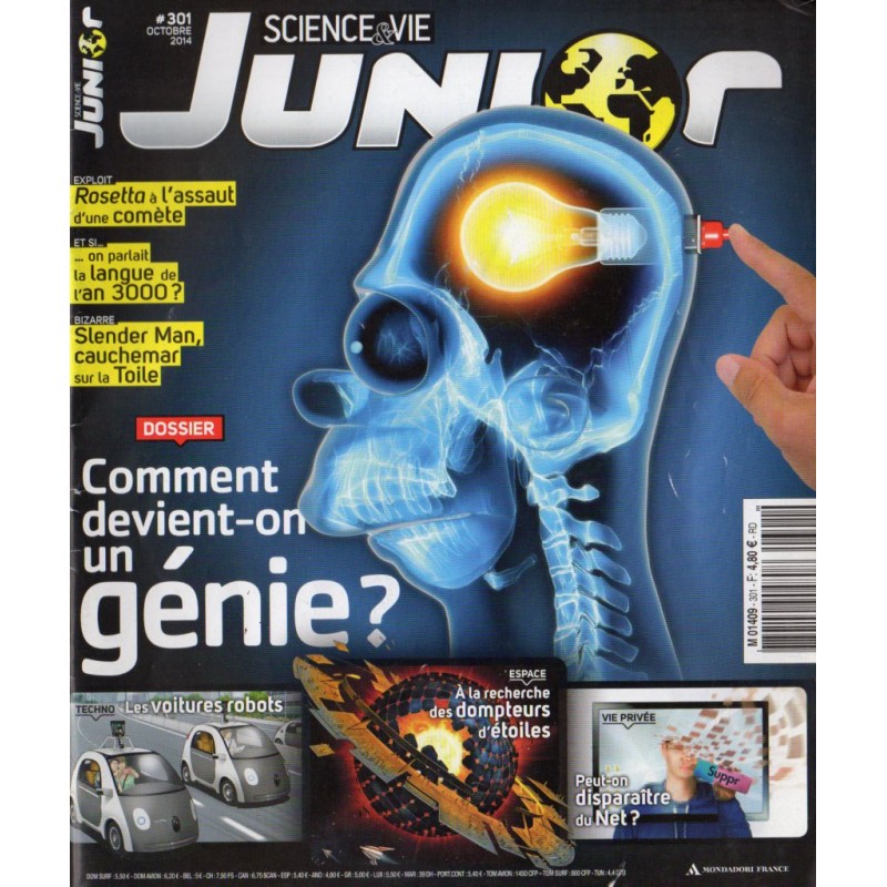 Science & Vie Junior n° 301 - Comment devient-on un Génie ?