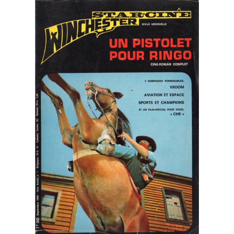 Star Ciné Winchester n° 1 - Un Pistolet pour Ringo (ciné-roman complet) Septembre 1969