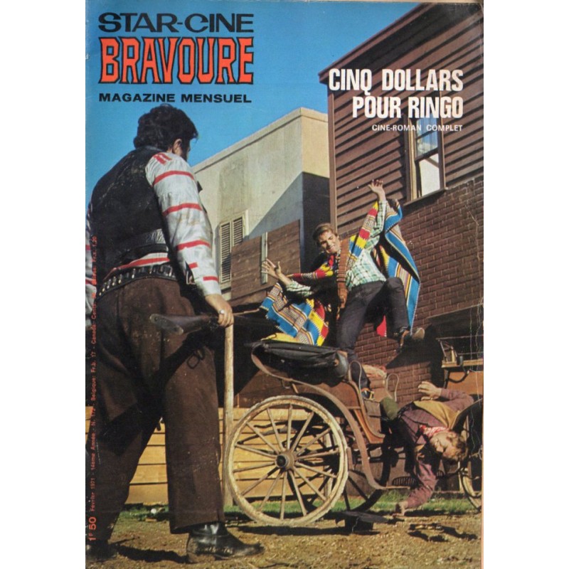 Star Ciné Bravoure n° 172 - Cinq Dollars pour Ringo (ciné-roman complet) Février 1971