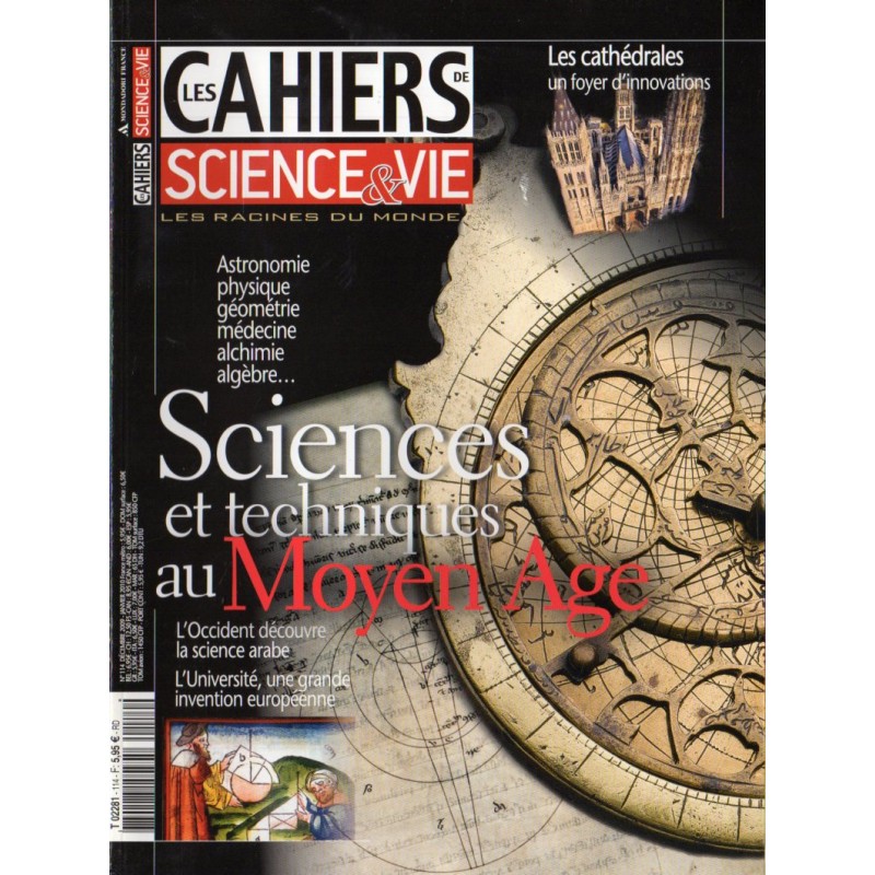 Les Cahiers de Science & Vie n° 114 - Sciences et Techniques au Moyen Age