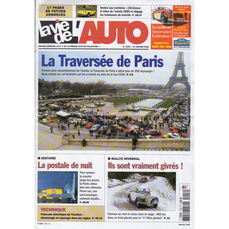 La Vie de l'Auto n° 1206 du 19 janvier 2006 - La Traversée de Paris