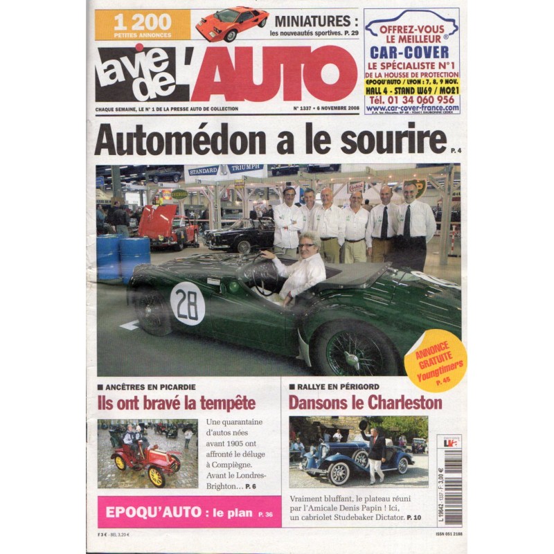 La Vie de l'Auto n° 1337 du 6 novembre 2008 - Automédon a le sourire