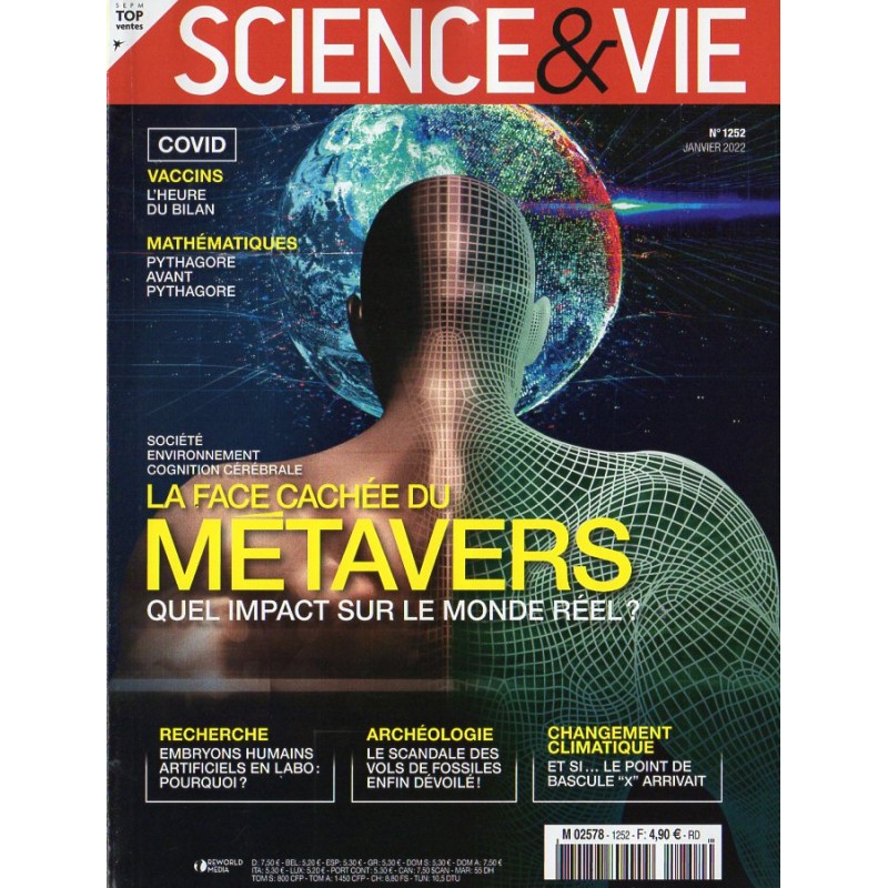 Science & Vie n° 1252 - La face cachée du METAVERS, quel impact sur le monde réel ?