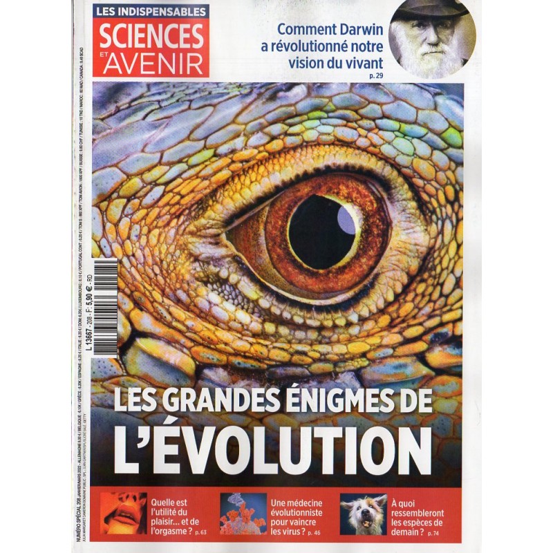 Sciences et Avenir (hors série) n° 208 - Les grandes énigmes de l'Evolution