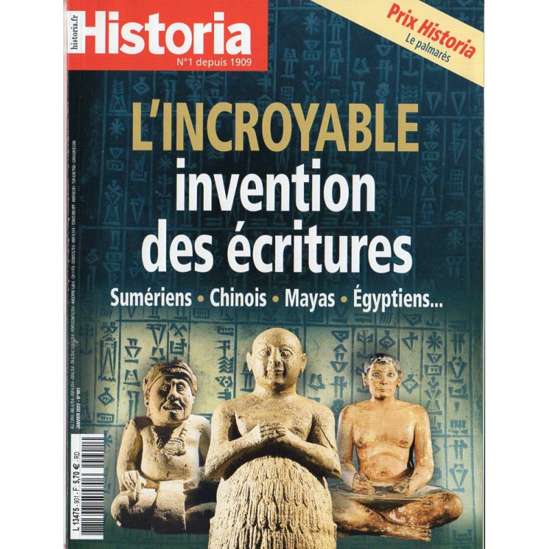 Historia n° 901 - L'Incroyable invention des écritures