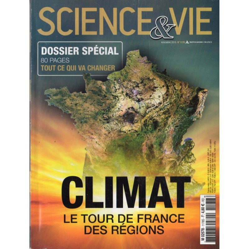 Science & Vie n° 1178 - Climat : Le tour de France des régions