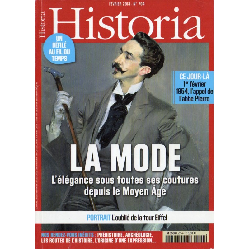 Historia n° 794 - La Mode : L'élégance sous toutes ses coutures depuis le Moyen Age