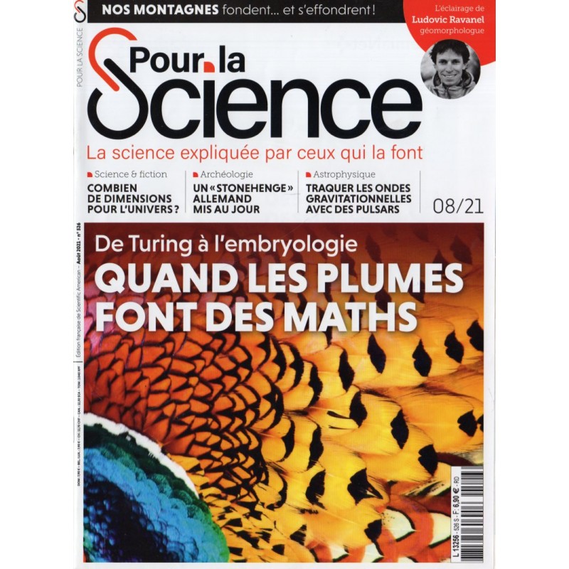 Pour la Science n° 526 - De Turing à l'embryologie : Quand les plumes font des maths