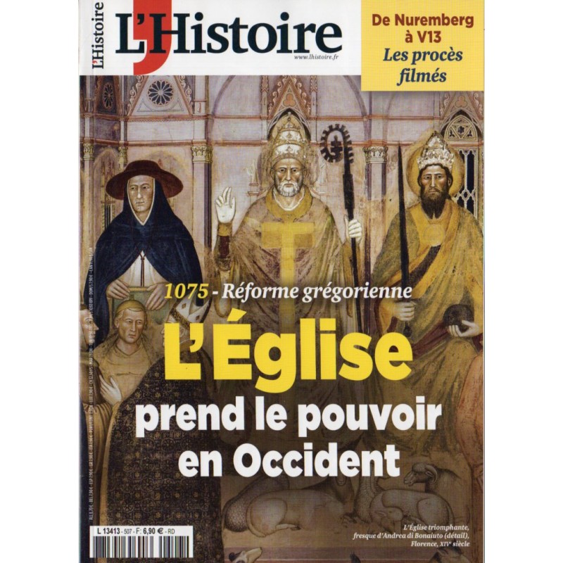 L'Histoire n° 507 - 1075 - Réforme grégorienne : L'Eglise prend le pouvoir en Occident