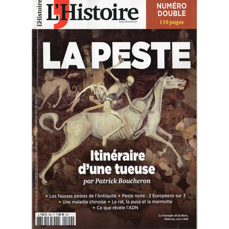 L'Histoire n° 509 - LA PESTE : Itinéraire d'une tueuse