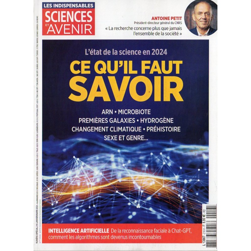 Sciences et Avenir (hors série) n° 216 H - CE QU'IL FAUT SAVOIR