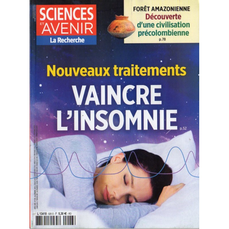 Sciences et Avenir n° 926 - VAINCRE L'INSOMNIE : Nouveaux traitements