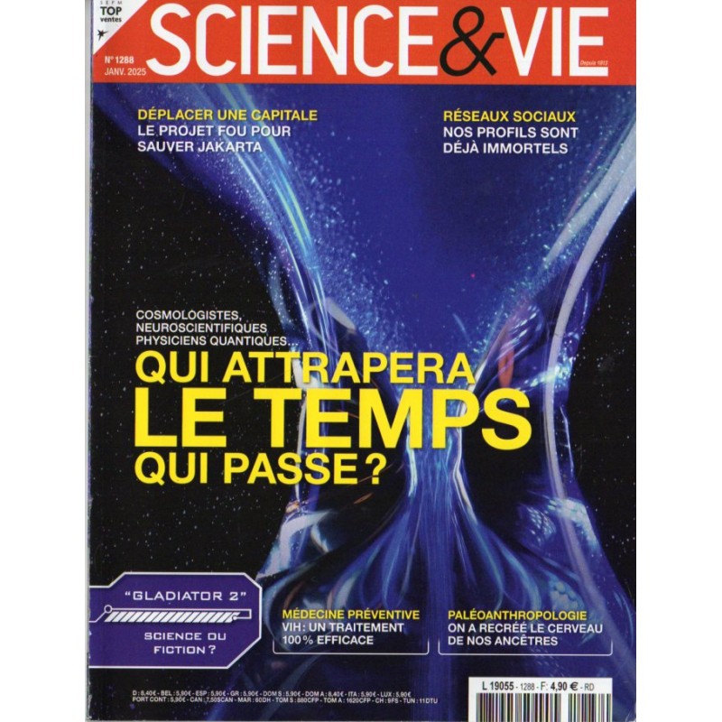 Science & Vie n° 1288 - Qui attrapera LE TEMPS qui passe ?
