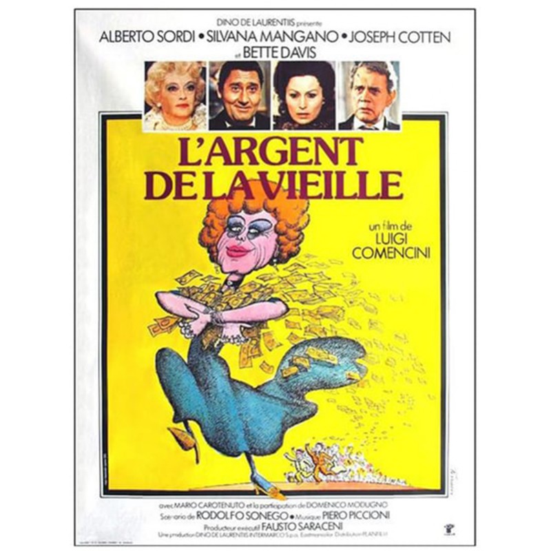 affiche film L'Argent de la Vieille (de Luigi Comencini)