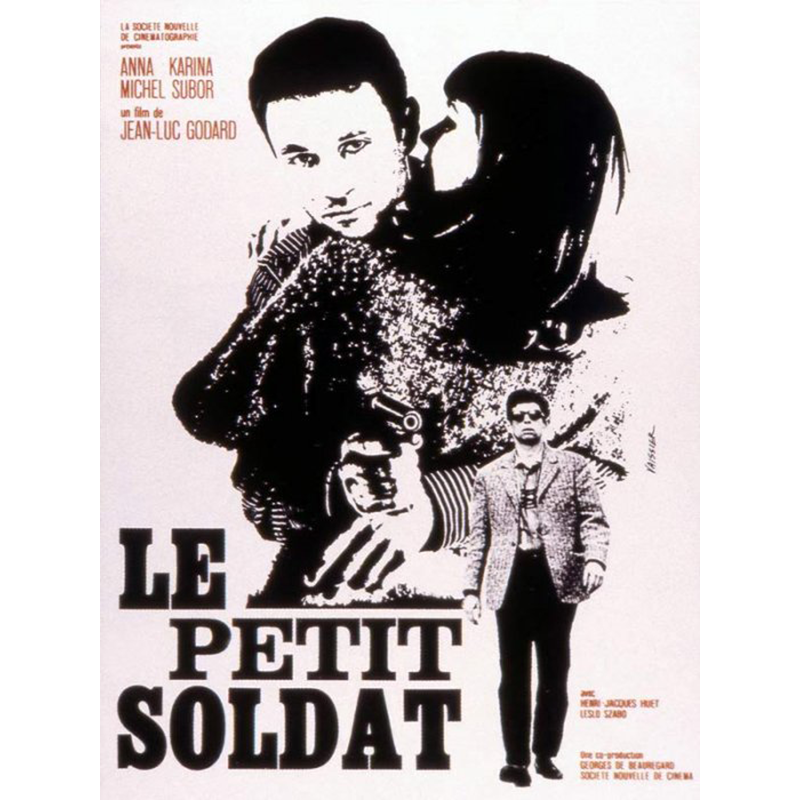 Le Petit Soldat (de Jean-Luc Godard) affiche film
