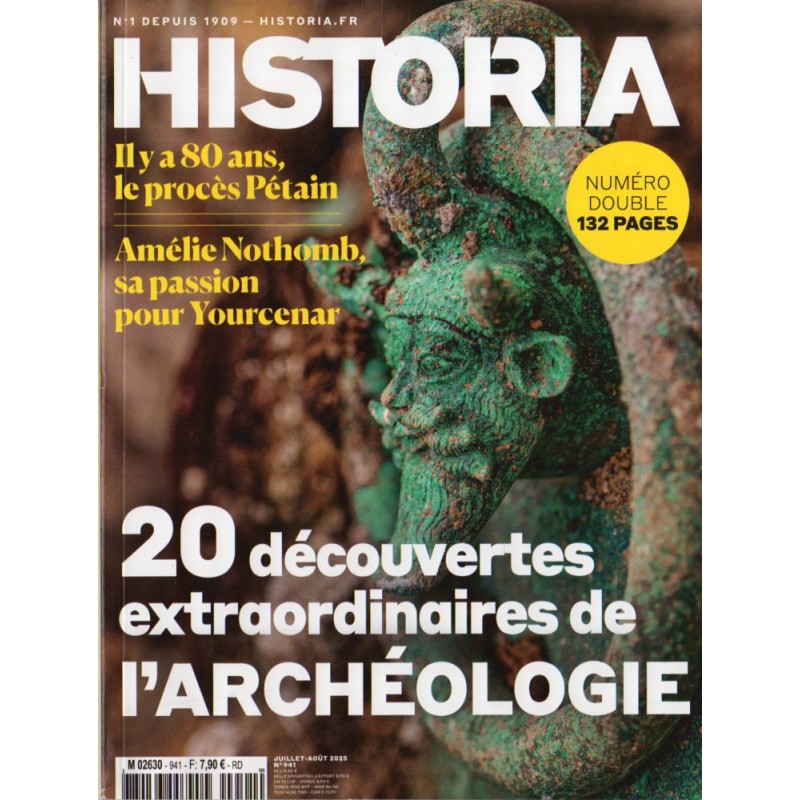 Historia n° 941 - 20 découvertes extraordinaires de l'ARCHEOLOGIE