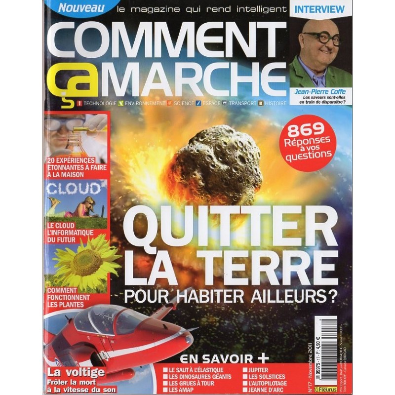 Comment ça marche n° 17 - Quitter la Terre, pour habiter ailleurs ?
