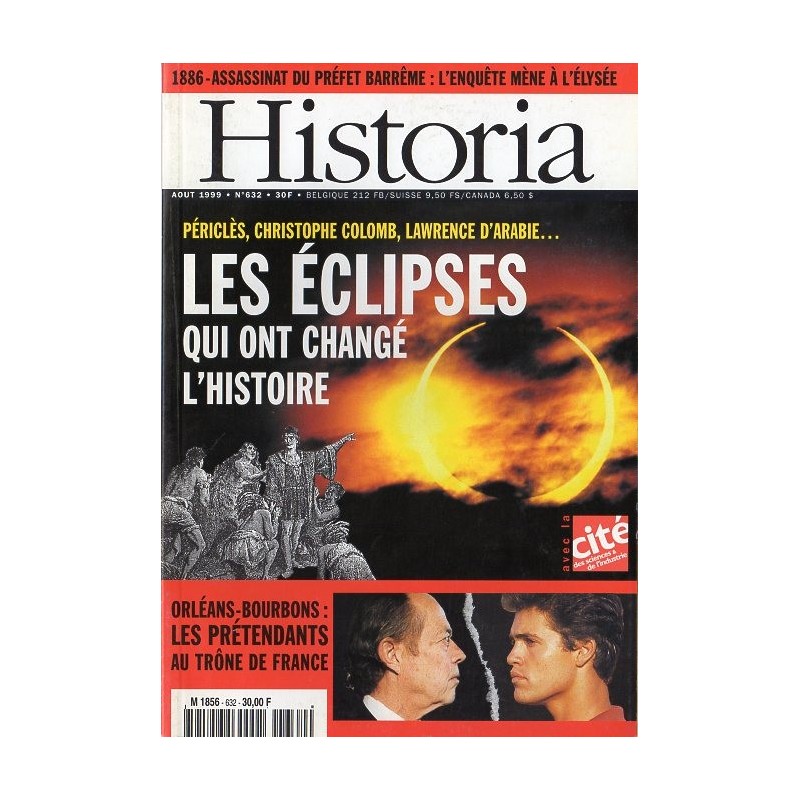 Historia n° 632 - Les éclipses qui ont changé l'histoire : Périclès, Christophe Colomb, Lawrence d'Arabie...