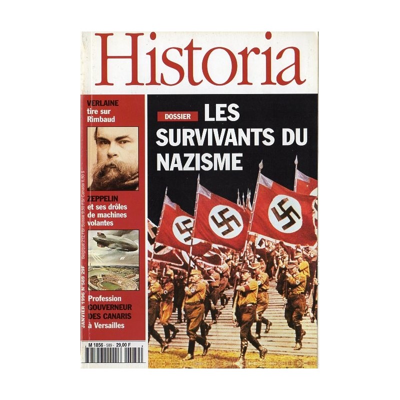Historia n° 589 - Les survivants du Nazisme