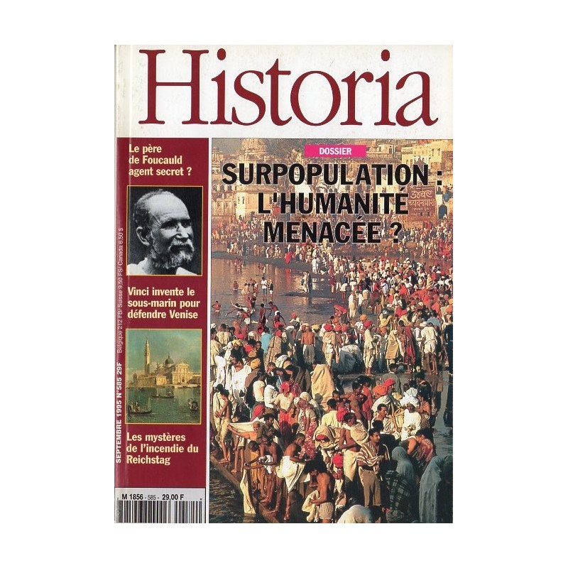 Historia n° 585 - Surpopulation : l'humanité menacée ?
