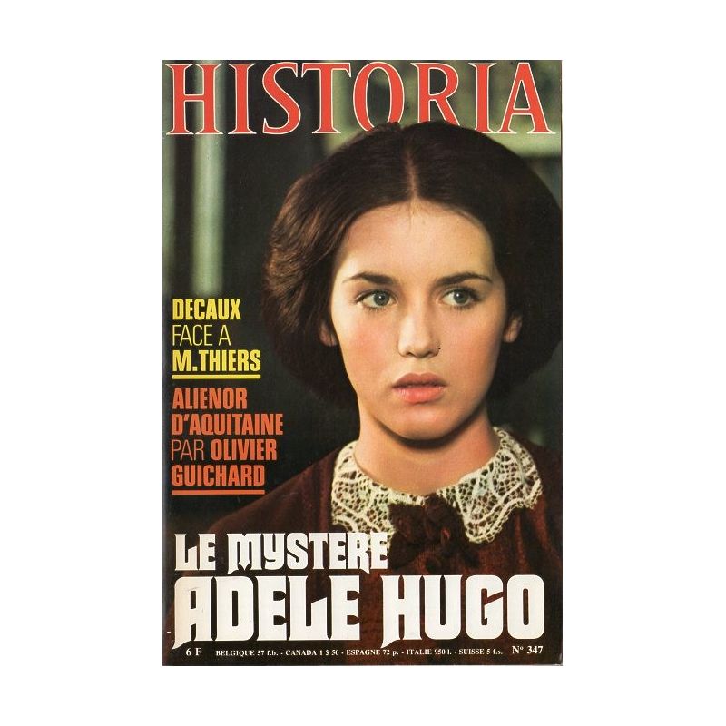 Historia n° 347 - Le mystère Adèle Hugo