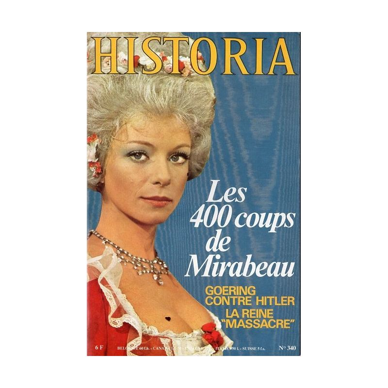 Historia n° 340 - Les 400 coups de Mirabeau