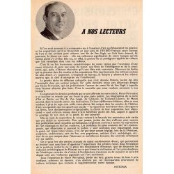 Historia n° 178 - Échos de l'histoire : Charcot, grand seigneur de l'aventure - à nos lecteurs