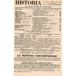 Historia n° 163 - Échos de l'histoire : Les vingt juin du comte Axel de Fersen - Sommaire