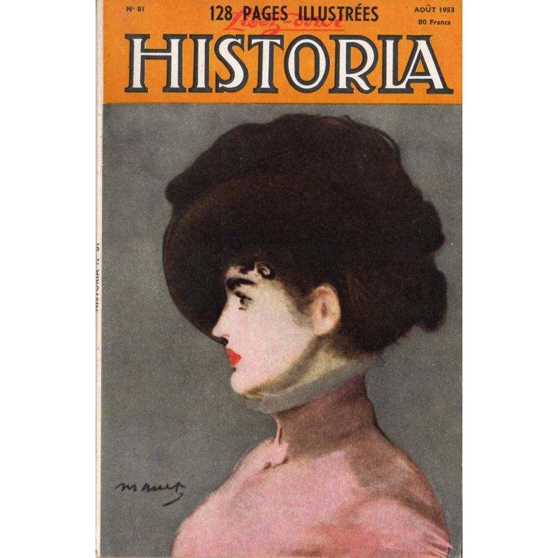 Lisez-moi Historia n° 81 - Il y a dix ans : le débarquement en Sicile - Couv. Irma Brunner, Pastel de Manet