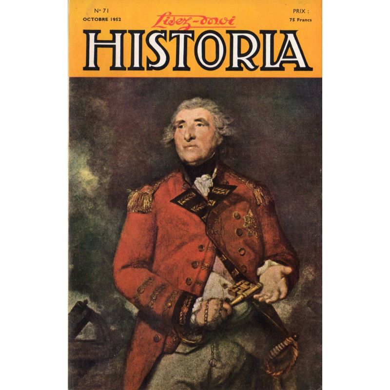 Lisez-moi Historia n° 71 - Mission secrète en Afrique - Couv : Lord Heathfield, Gouverneur de Gibraltar