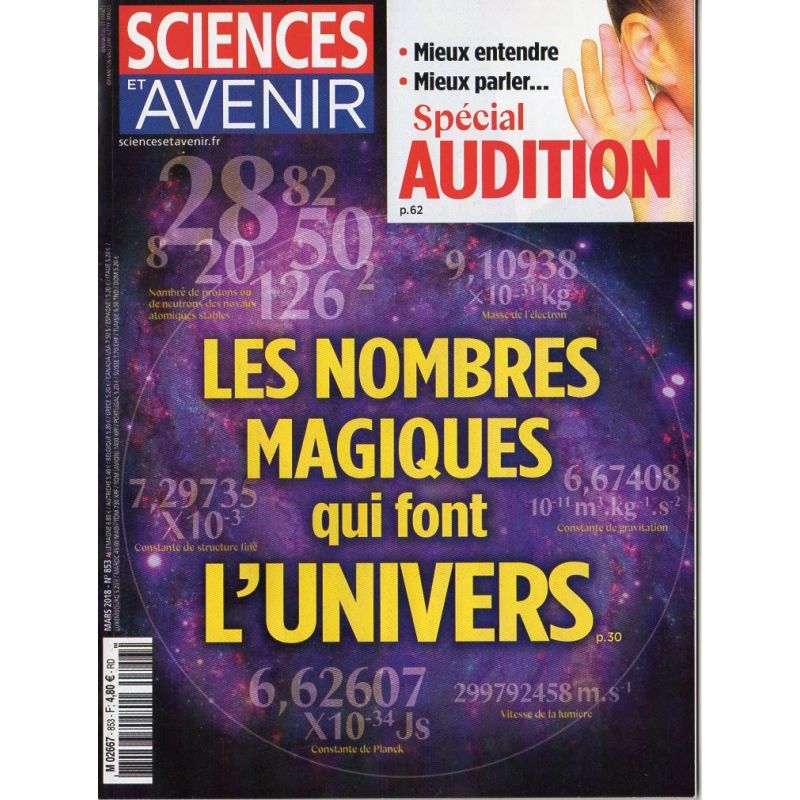 Sciences et Avenir n° 853 - Les nombres magiques qui font l'Univers