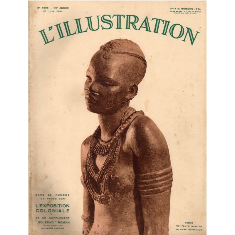 L'Illustration n° 4608 - 27 juin 1931 - L'Exposition Coloniale de Paris