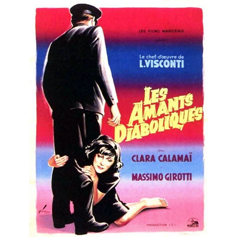 Affiche Les Amants Diaboliques (de Luchino Visconti)